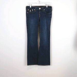 True Religion Joey Bootcut Jeans Dark Wash Size 28